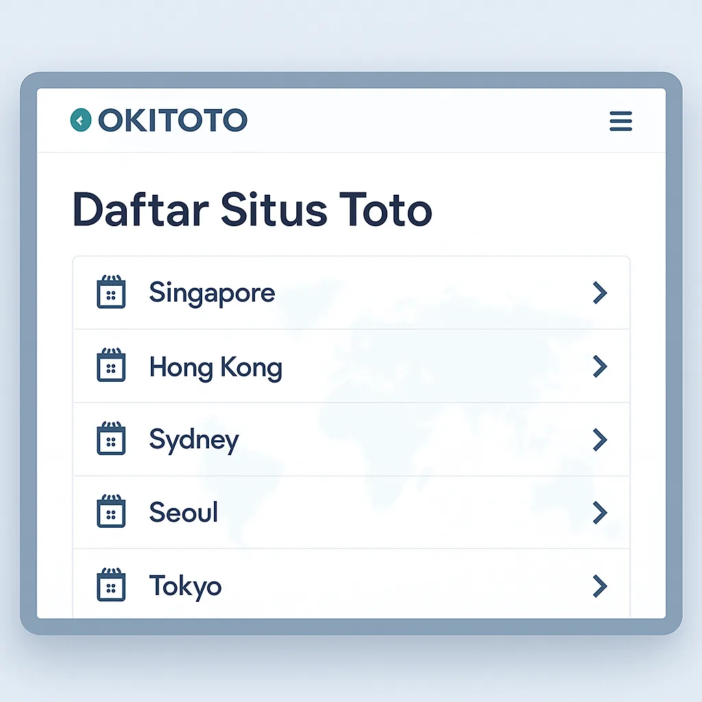 Okitoto: Link Daftar Situs Toto dan Pasaran Terlengkap untuk Pemahaman Pasaran