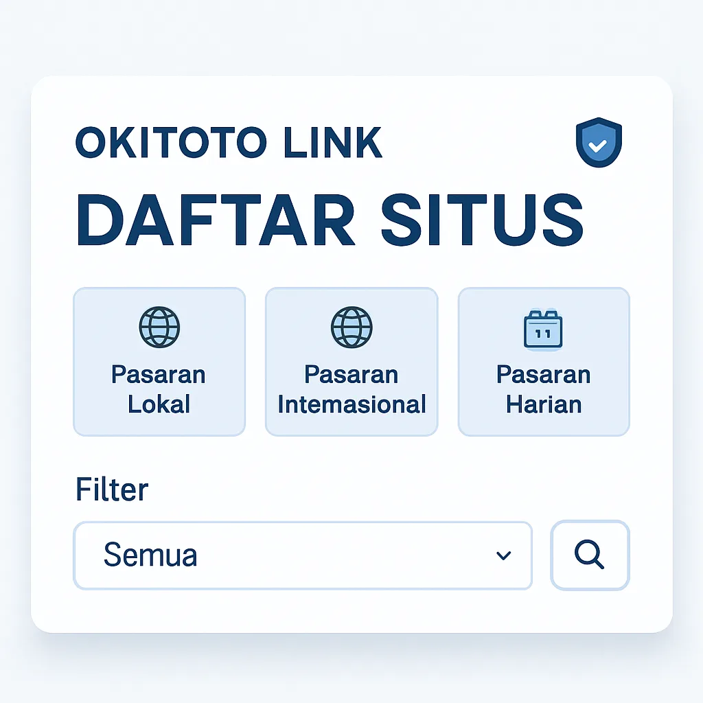 Okitoto: Link dan Daftar Situs Toto dengan Pasaran Terlengkap — Panduan Halaman Khusus